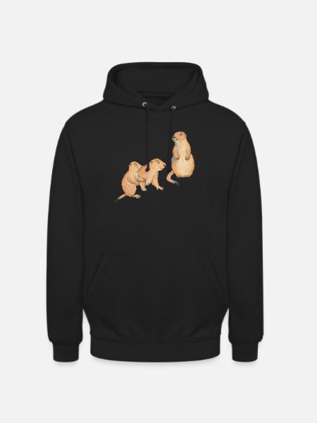 Prairie dogs - Unisex Hoodie - black