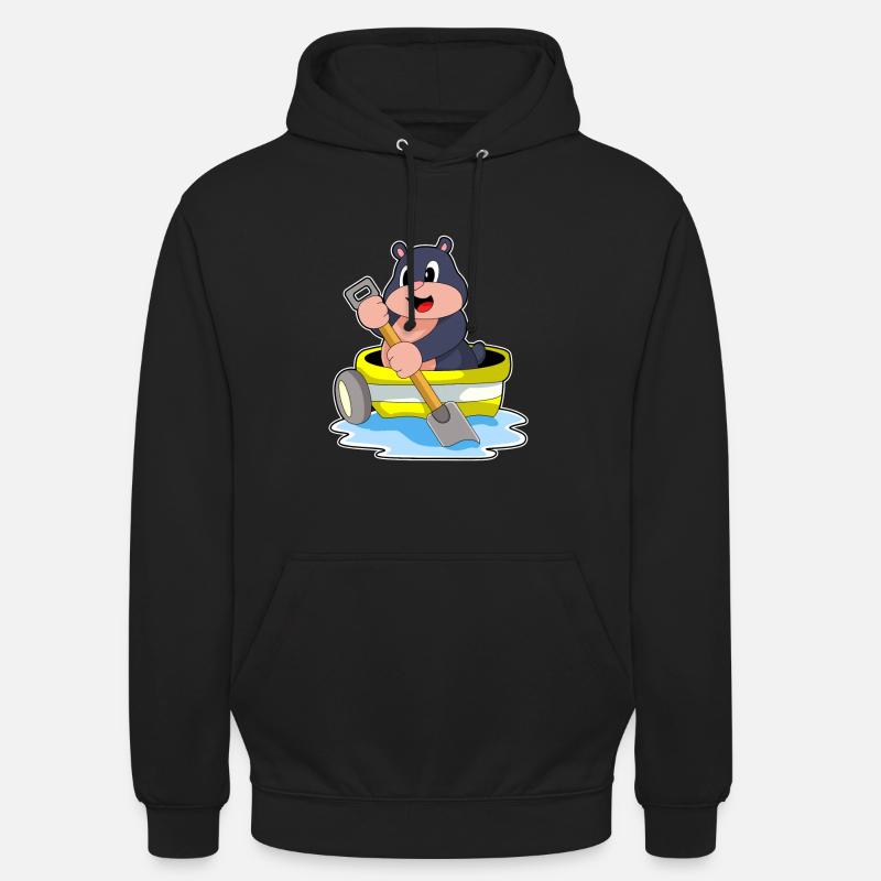 Petite Bateau Mole - Sweat-shirt à capuche unisexe - noir