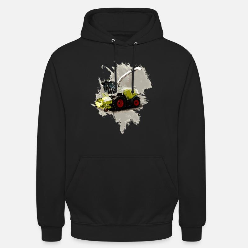 Mietitrebbia Claas LEXION 8700 - Felpa con cappuccio unisex - nero
