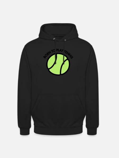 Tennis - Unisex Hoodie - Schwarz