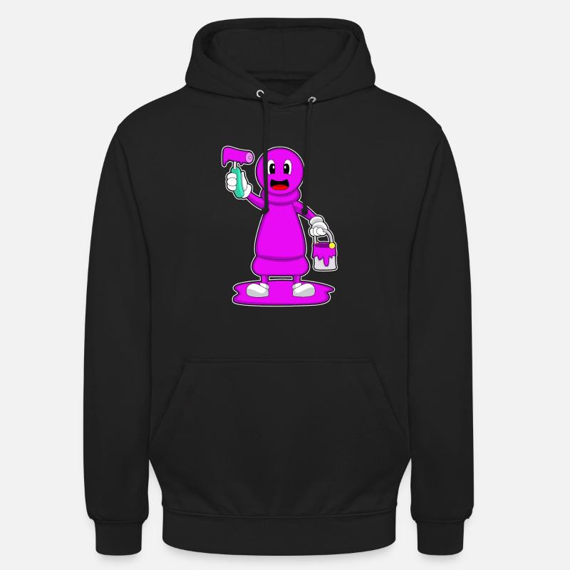 Schachfigur Bauer Schach Maler - Unisex Hoodie - Schwarz