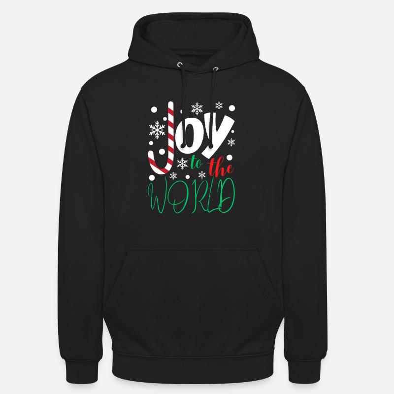 La joie dans le monde - Sweat-shirt à capuche unisexe - noir