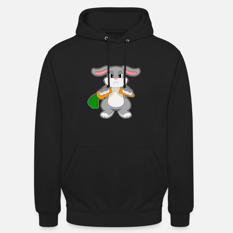 Lapin Carotte - Sweat-shirt à capuche unisexe - noir