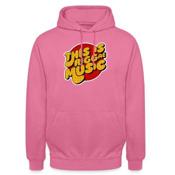 This is Reggae Music - Unisex Hoodie - pink - Front - Alina (178cm) & Michal (187cm)