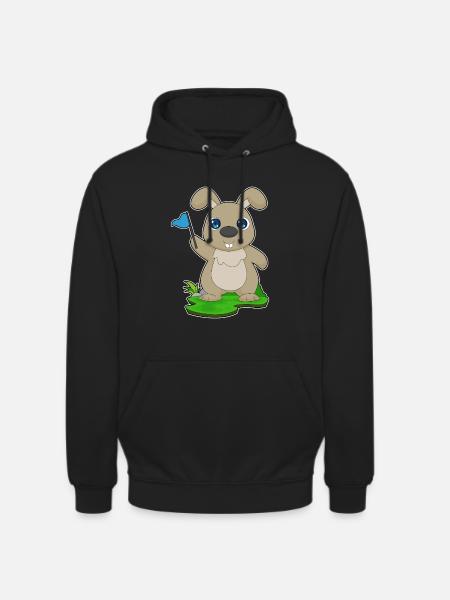 Rabbit Flag - Unisex Hoodie - black