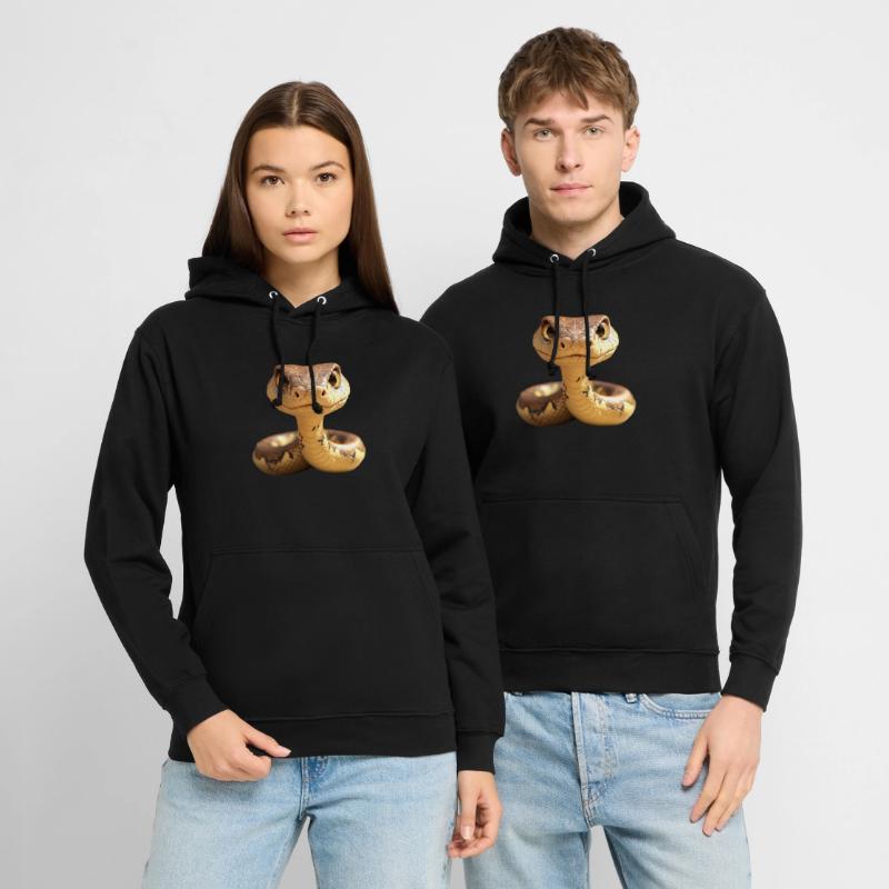 Snake Python Cobra Mamba Rattlesnake Snake Unisex Hoodie