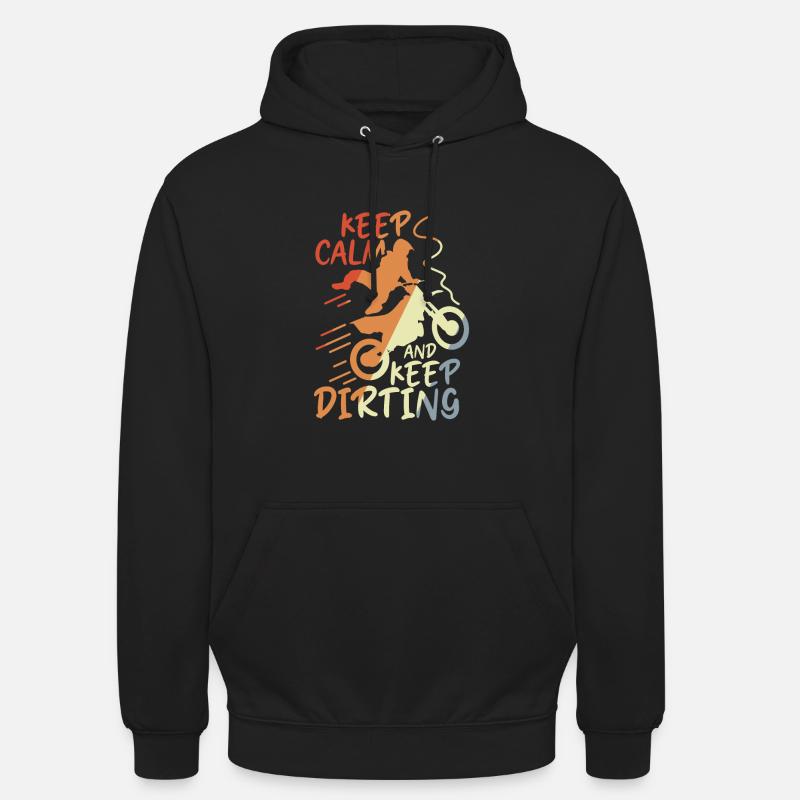 Keep Calm and Keep Dirting - Unisex Hoodie - black