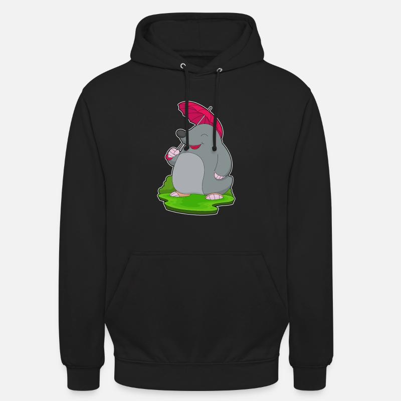 Parapluie Mole Rain - Sweat-shirt à capuche unisexe - noir
