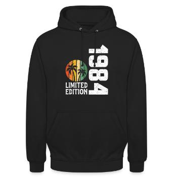 1984 Limited Edition 40th Anniversary Vintage - Unisex Hoodie - black - Front - Alina (178cm) & Michal (187cm)