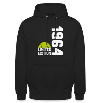 60th Anniversary 1964 Limited Edition Tennis - Unisex Hoodie - black - Front - Alina (178cm) & Michal (187cm)