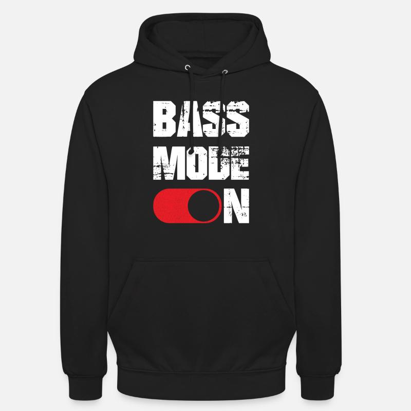 Mode basse sur drôle - Sweat-shirt à capuche unisexe - noir