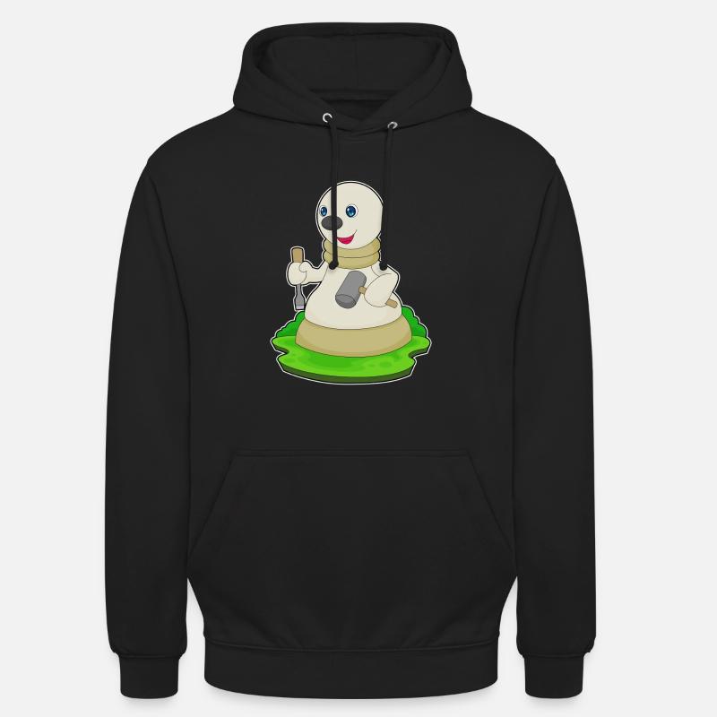Schachfigur Bauer Schach - Unisex Hoodie - Schwarz