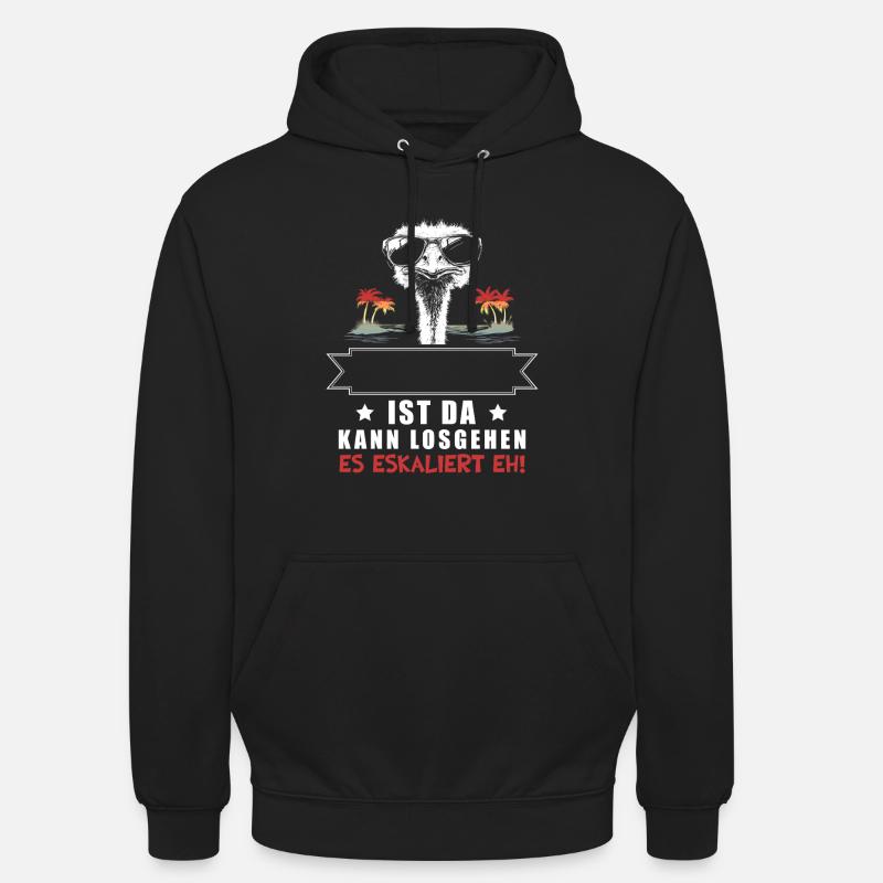 It's escalating anyway! Customizable Name Strauss - Unisex Hoodie - black