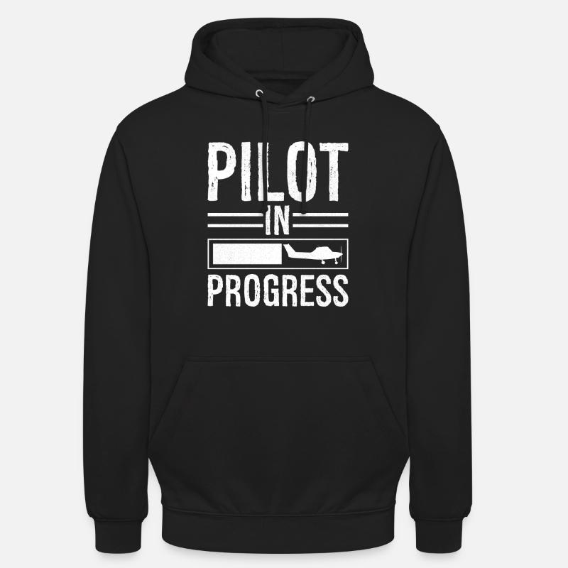 Pilot In progress - Unisex Hoodie - black