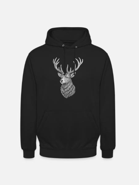 Deer - Unisex Hoodie - black