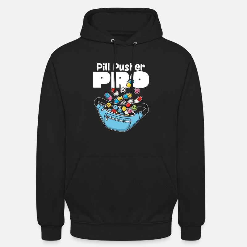 PILL PUSHER PRO - KRANKENSCHWESTER GESCHENK - Unisex Hoodie - Schwarz