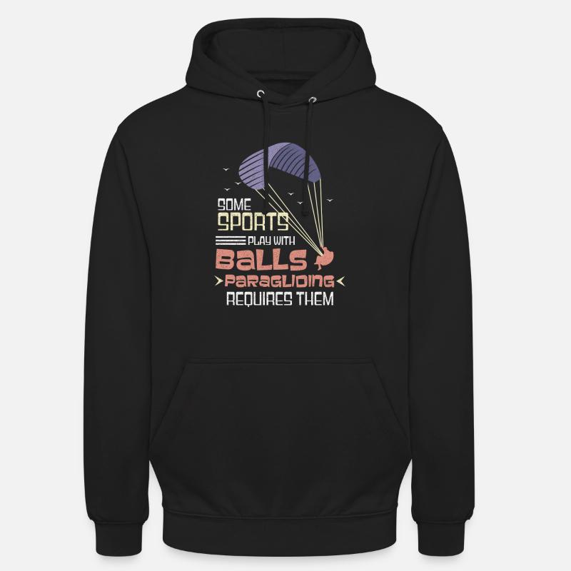 Le courage de voler - Sweat-shirt à capuche unisexe - noir