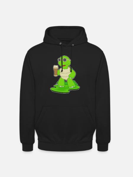 Schildkröte Bier - Unisex Hoodie - Schwarz