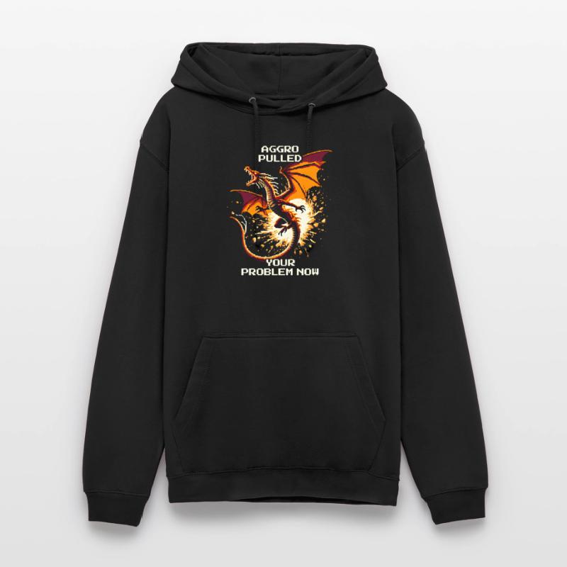 Aggro pulled – your problem | Dragon Pixel Art Unisex Hoodie