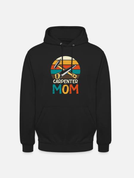 Carpenter Mother Retro Tool - Unisex Hoodie - black