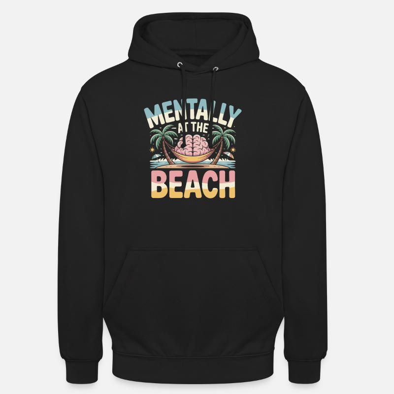 Ghost on the Beach Hammock - Unisex Hoodie - black
