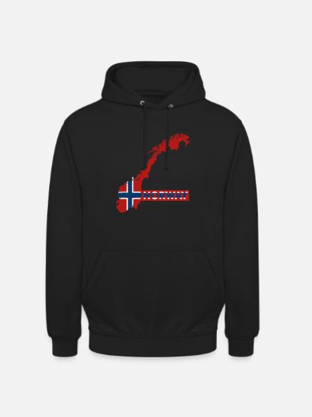 Norway Vacation Nature Gift - Unisex Hoodie - black
