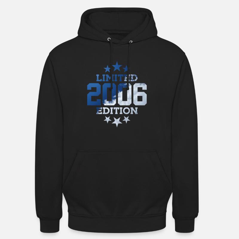 ÉDITION LIMITÉE 2006 ANNIVERSAIRE - Sweat-shirt à capuche unisexe - noir