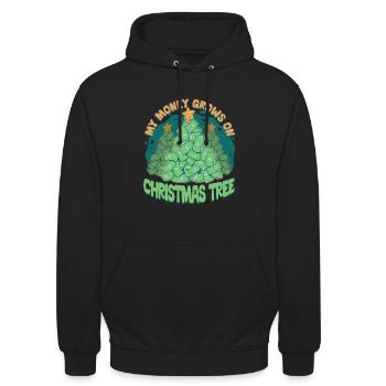 Weihnachtsbaum Züchter - Unisex Hoodie - Schwarz - Vorne - Alina (178cm) & Michal (187cm)