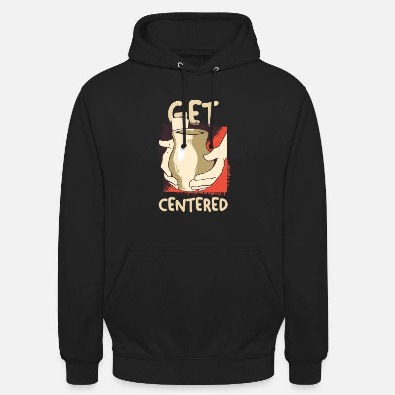 Get Centered Kaffeemoment - Unisex Hoodie - Schwarz