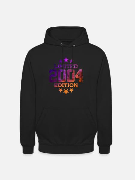 LIMITED EDITION 2004 22ND BIRTHDAY - Unisex Hoodie - black