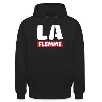 Faul - Unisex Hoodie - Schwarz - Vorne - Alina (178cm) & Michal (187cm)