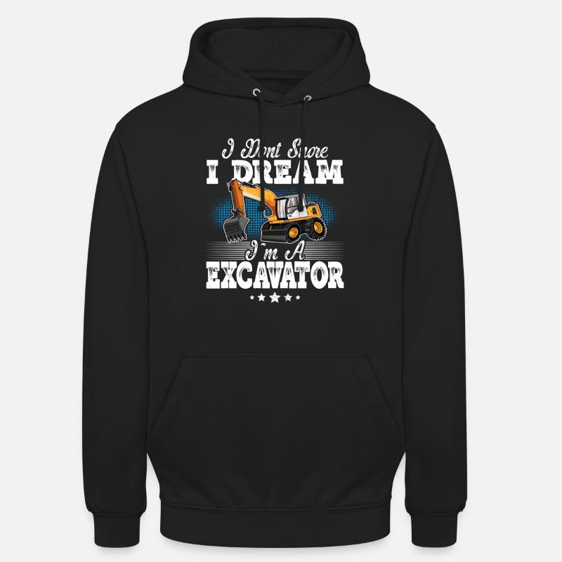 Excavator Operator - Unisex Hoodie - black