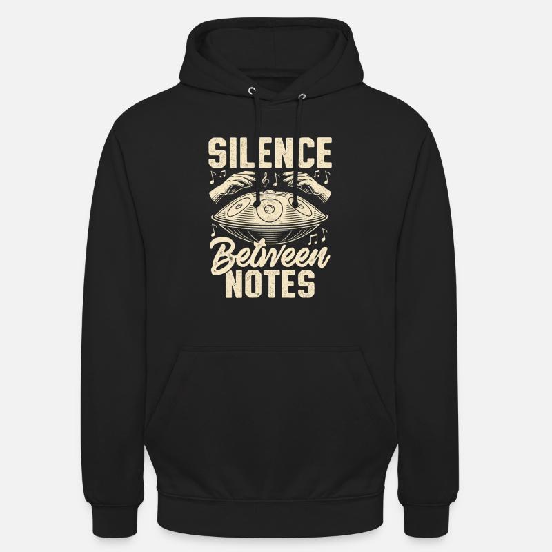 Silence Between Notes - Unisex Hoodie - black