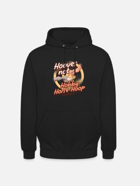Anti-harrastus Horsing -imurit Ei Hobby Horse Hoop - Unisex-huppari - musta