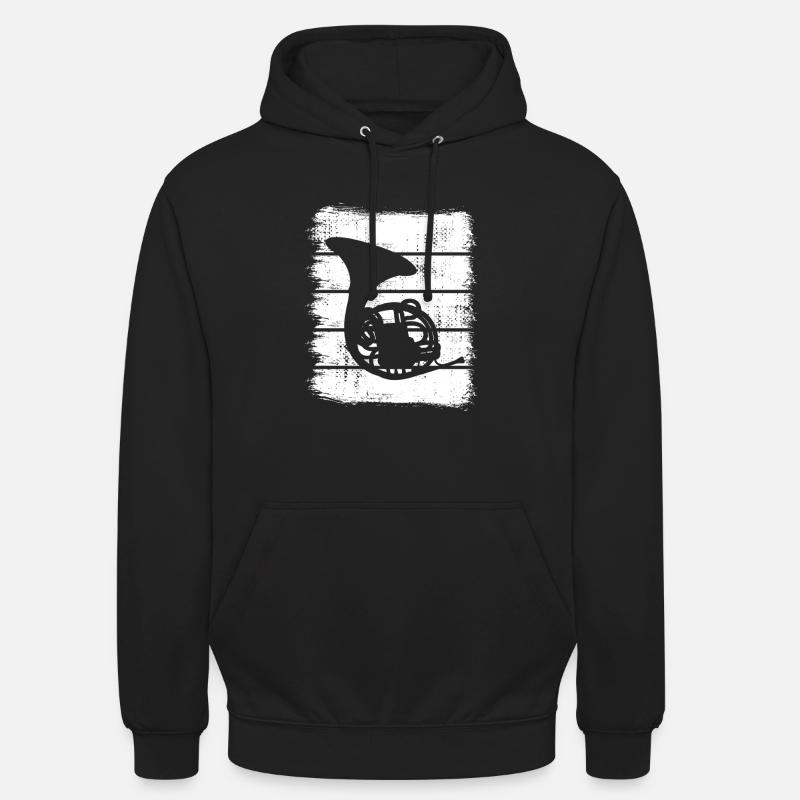 Cor français Sketch - Sweat-shirt à capuche unisexe - noir