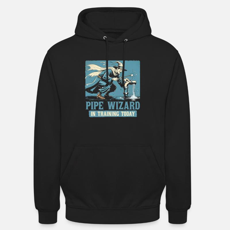 Pipe Layer Pipeline Builder - Unisex Hoodie - black