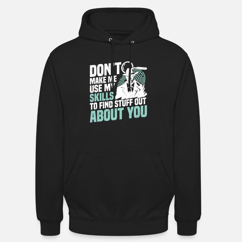 Unité d’observation pour détective privé - Sweat-shirt à capuche unisexe - noir