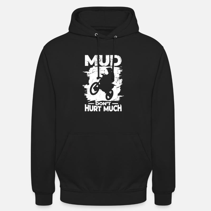 Schlamm tut nicht weh - Unisex Hoodie - Schwarz
