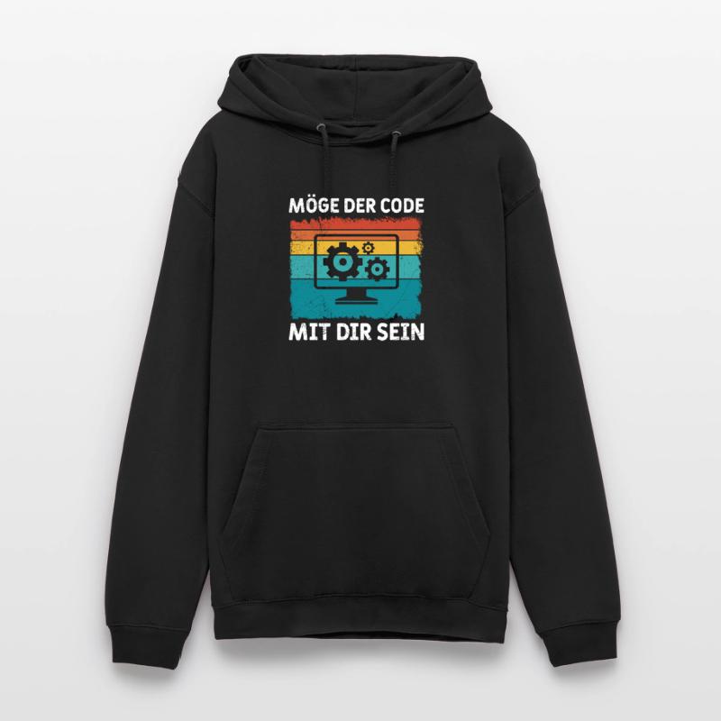 Nerd Computer MÖGE DER CODE MIT DIR SEIN LUSTIG Unisex Hoodie