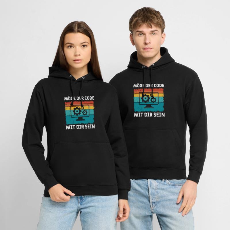 Nerd Computer MÖGE DER CODE MIT DIR SEIN LUSTIG Unisex Hoodie
