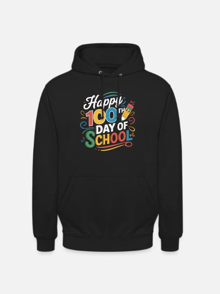 100th Day of School Jubilee - Unisex Hoodie - black