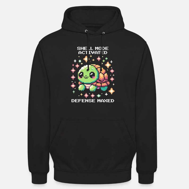 Tank Mode Active | Turtle - Unisex Hoodie - black
