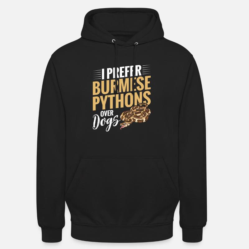 Python birman Stuff Reptile Foos Propriétaire de serpent Sweat-shirt à capuche unisexe