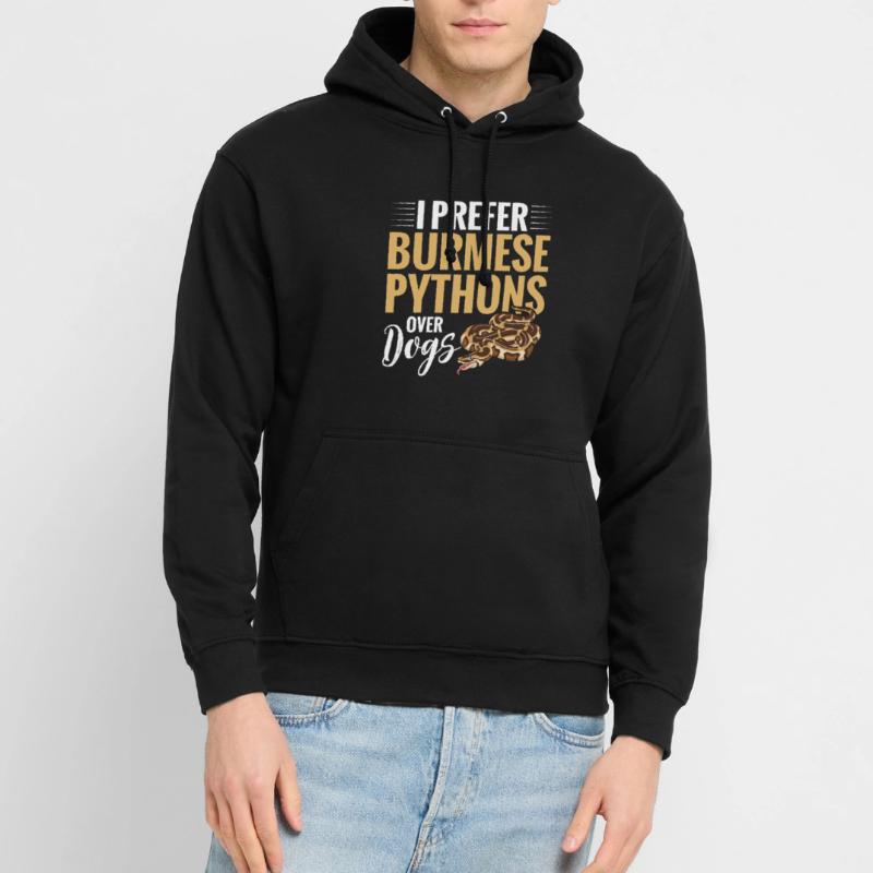Python birman Stuff Reptile Foos Propriétaire de serpent Sweat-shirt à capuche unisexe
