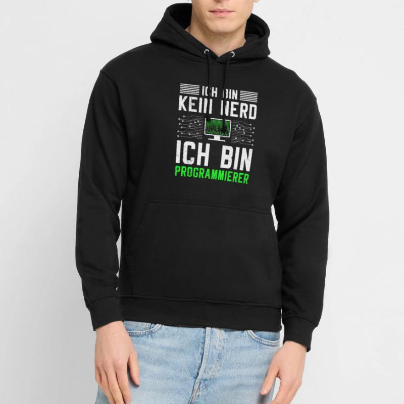 Computer ICH BIN KEIN NERD ICH BIN PROGRAMMIERER Unisex Hoodie