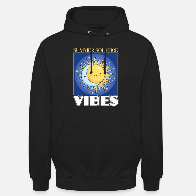 Litha Pagan Solstice d’été Midsommar - Sweat-shirt à capuche unisexe - noir