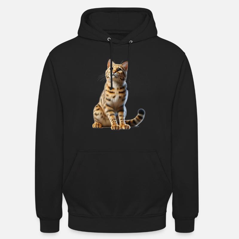 Savannah Katze Savannah Chat - Sweat-shirt à capuche unisexe - noir