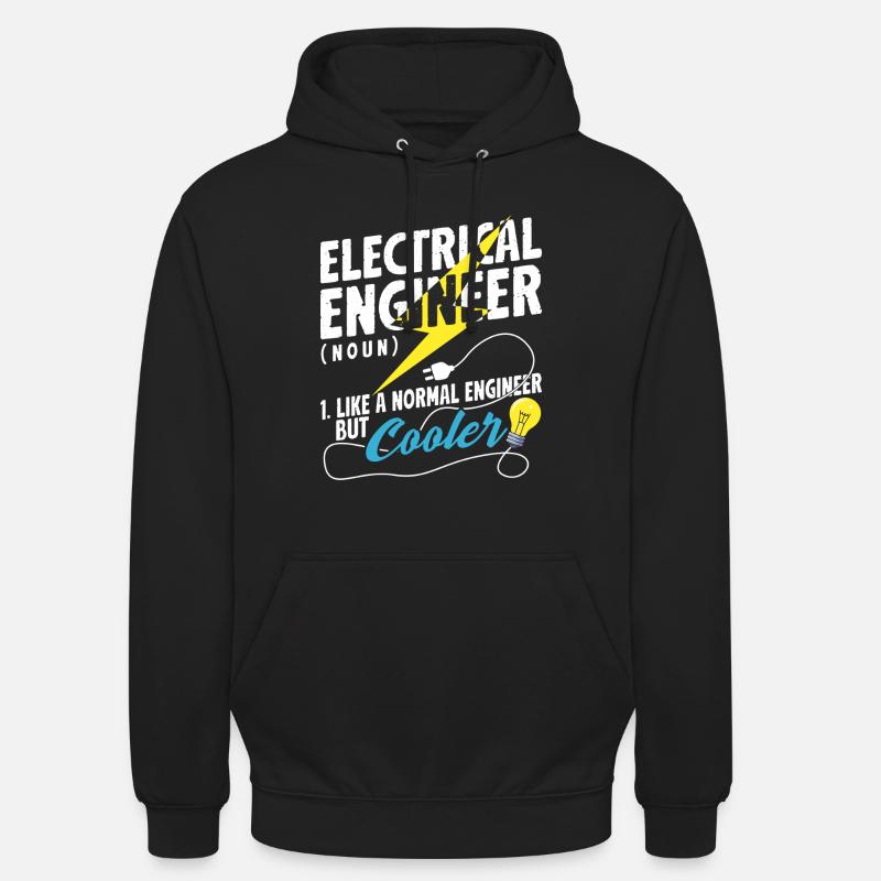Electrical Engineer Definition Cool Funny - Unisex Hoodie - black