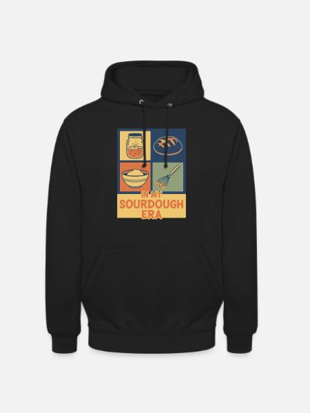 Sauerteigbrot-Backer Meine Sauerteigära - Unisex Hoodie - Schwarz