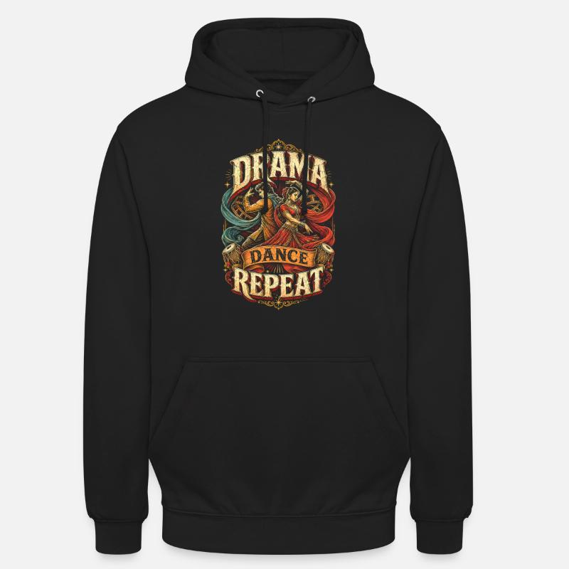 Bollywood - Sweat-shirt à capuche unisexe - noir